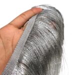 Galão Franja De Seda 30cm Prata – Metro - Imagem 2