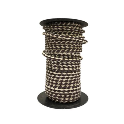 Couro Trançado Sintético 5mm - Metro