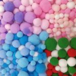 Pompom Sortido 1cm-3cm - C/130 Unds