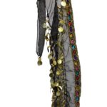 Lenço Cigano Tecido C/ Medalhas - 1 Und - Imagem 5