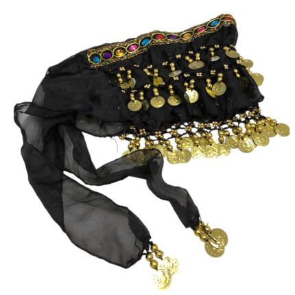 Lenço Cigano Tecido C/ Medalhas - 1 Und