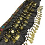 Lenço Cigano Tecido C/ Medalhas - 1 Und - Imagem 4