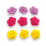 Aplique Flor Feltro 2,5cm Color - 1 Und