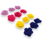 Aplique Flor Feltro 2,5cm Color - 1 Und - Imagem 4