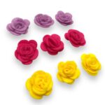 Aplique Flor Feltro 2,5cm Color - 1 Und - Imagem 5