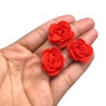 Aplique Flor Feltro 2,5cm Color - 1 Und - Imagem 2