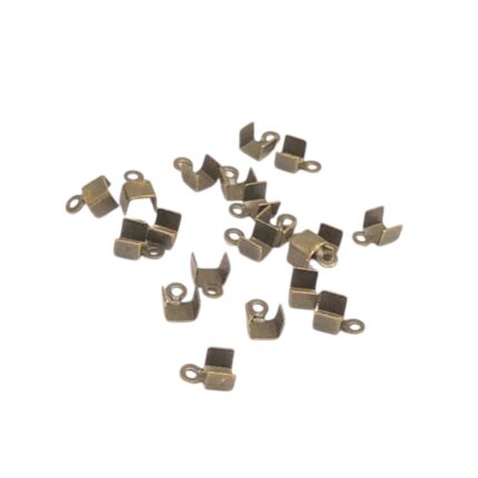 Terminal Xadrez 4mm Ouro Velho - 20 Unds