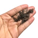 Argola de Acabamento 4mm Latão Ouro Velho- 20 Gramas - Imagem 2