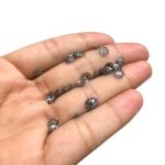 Tulipa Flor Vazado 5mm Grafite - 2 Gramas - Imagem 3