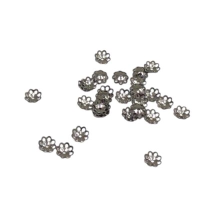 Tulipa Flor Vazado 5mm Grafite - 2 Gramas