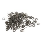 Argola de Acabamento 6mm Latão Grafite – 20 Gramas