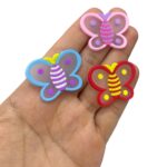 Aplique Borboleta 28mm Emborrachado - 1 Und - Imagem 2