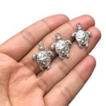 Pingente Tartaruga 22mm Níquel – 1 Und - Imagem 2