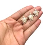 Pingente Tartaruga 22mm Dourado - 1 Und - Imagem 2