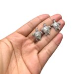 Pingente Tartaruga 22mm Níquel – 1 Und - Imagem 4