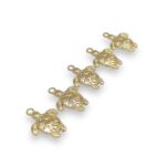 Pingente Tartaruga 22mm Dourado - 1 Und - Imagem 4