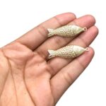 Pingente Peixe 41mm Dourado - 1 Und - Imagem 2