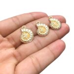 Pingente Caracol 20mm Dourado - 1 Und - Imagem 3