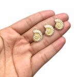 Pingente Caracol 20mm Dourado - 1 Und - Imagem 2