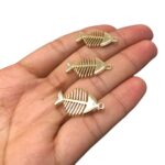 Pingente Peixe 25mm Níquel - 1 Und - Imagem 5