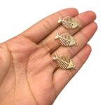 Pingente Peixe 25mm Níquel - 1 Und - Imagem 4