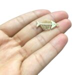 Pingente Peixe 25mm Níquel - 1 Und - Imagem 2