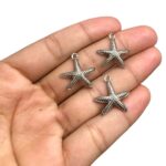 Pingente Estrela Do Mar 19mm Níquel – 1 Und - Imagem 3