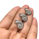 Pingente Caracol 20mm Níquel - 1 Und - Imagem 4