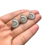 Pingente Caracol 20mm Níquel - 1 Und - Imagem 3