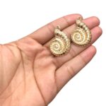 Pingente Caracol 35mm Dourado – 1 Und - Imagem 2