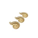 Pingente Caracol 35mm Dourado – 1 Und - Imagem 4