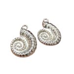 Pingente Caracol 35mm Níquel - 1 Und - Imagem 4
