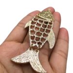 Pingente Peixe 85mm Dourado - 1 Und - Imagem 3