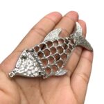 Pingente Peixe 85mm Níquel - 1 Und - Imagem 3