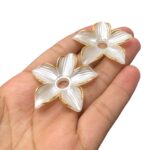 Conta Pérola Flor 40mm Abs - 1 Und - Imagem 4