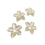 Conta Pérola Flor 40mm Abs - 1 Und