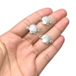 Entremeio Concha Do Mar 19mm Níquel – 1 Und - Imagem 2