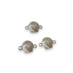 Entremeio Concha Do Mar 19mm Níquel – 1 Und
