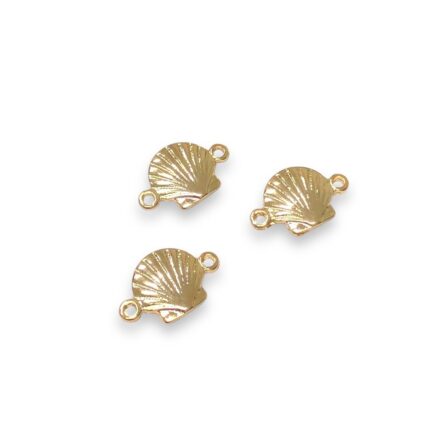 Entremeio Concha Do Mar 19mm Dourado - 1 Und