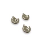 Pingente Caramujo Trabalhado 17mm Níquel - 1 Und