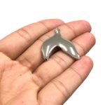 Pingente Cauda De Sereia 32mm Níquel - 1 Und - Imagem 3