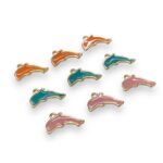 Pingente Golfinho 20mm C/ Resina Dourado - 1 Und - Imagem 4