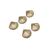 Pingente Concha Do Mar 18mm Dourado – 1 Und