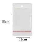 Saco Adesivo Com Furo 12x18cm – 25 Unds