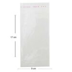 Saco Adesivo S/Furo 9x17cm – 50 Unds