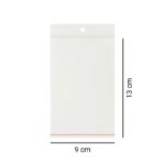 Saco Adesivo Com Furo 9x13cm - 25 Unds