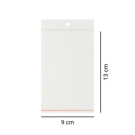 Saco Adesivo Com Furo 9x13cm - 25 Unds