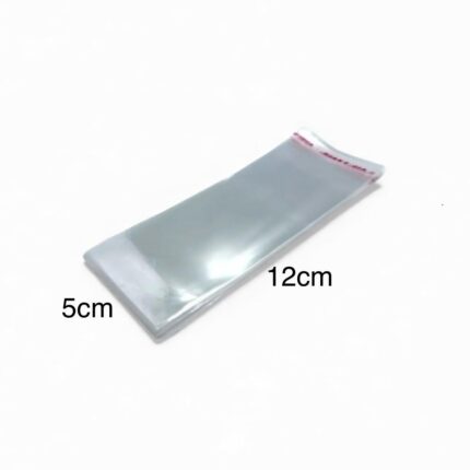 Saco Adesivo S/Furo 5x12cm – 50 Unds