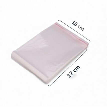 Saco Adesivo S/Furo 10x17cm – 25 Unds