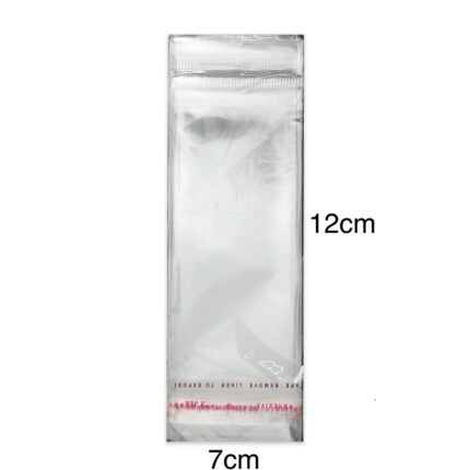 Saco Adesivo Com Furo 7x12cm – 25 Unds